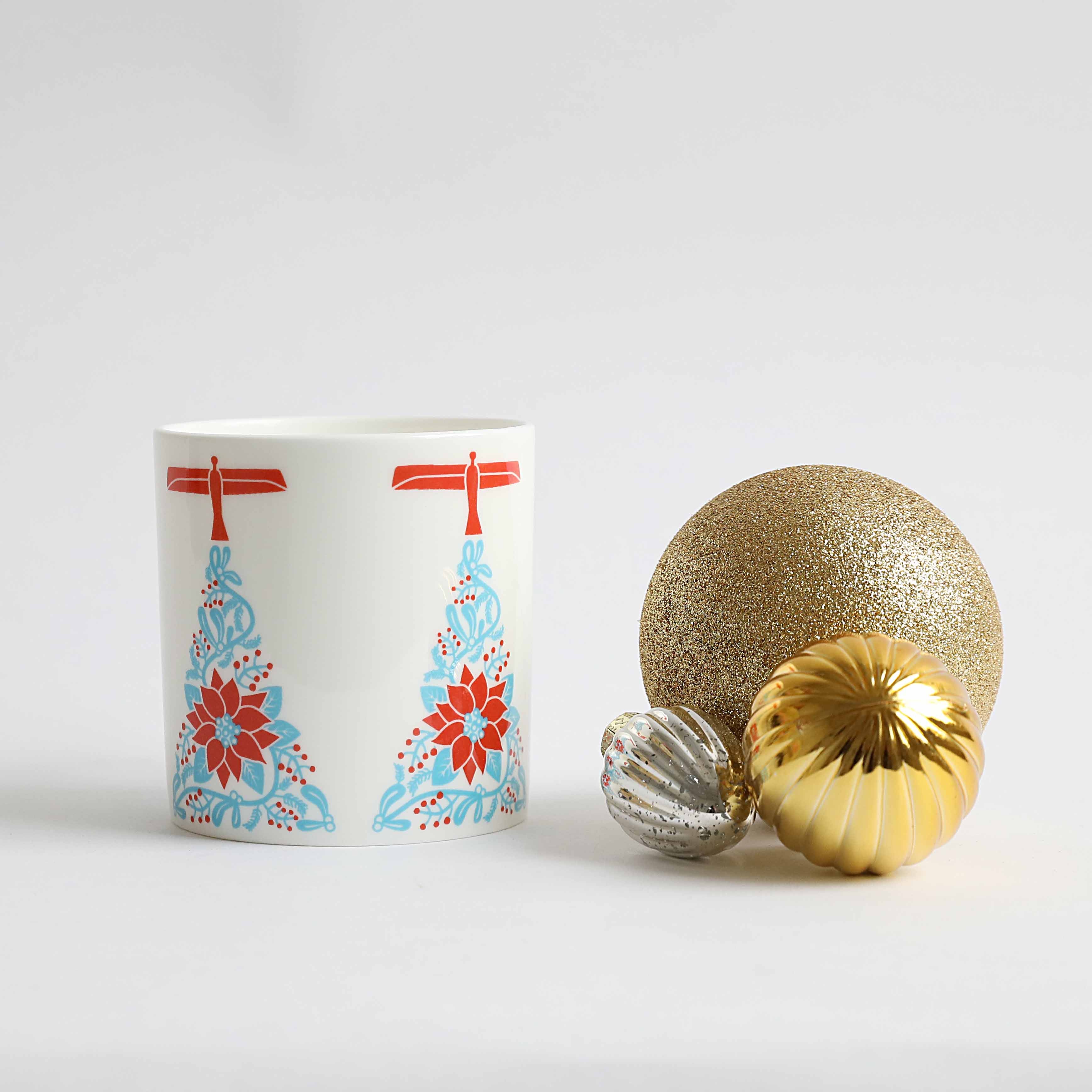 Angel of the North Christmas China Mug - Image 10