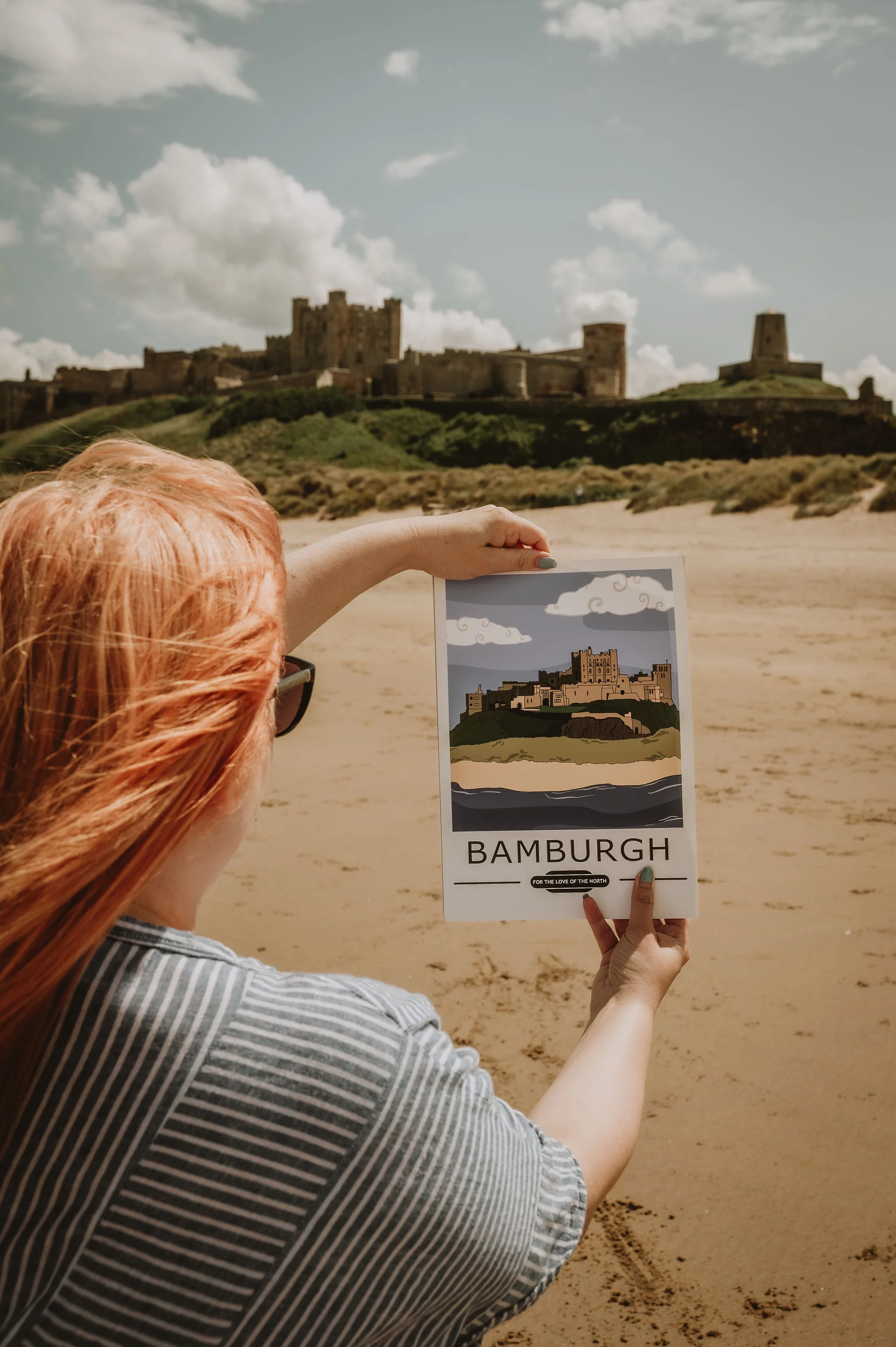 Bamburgh Vintage Style Print - Image 2