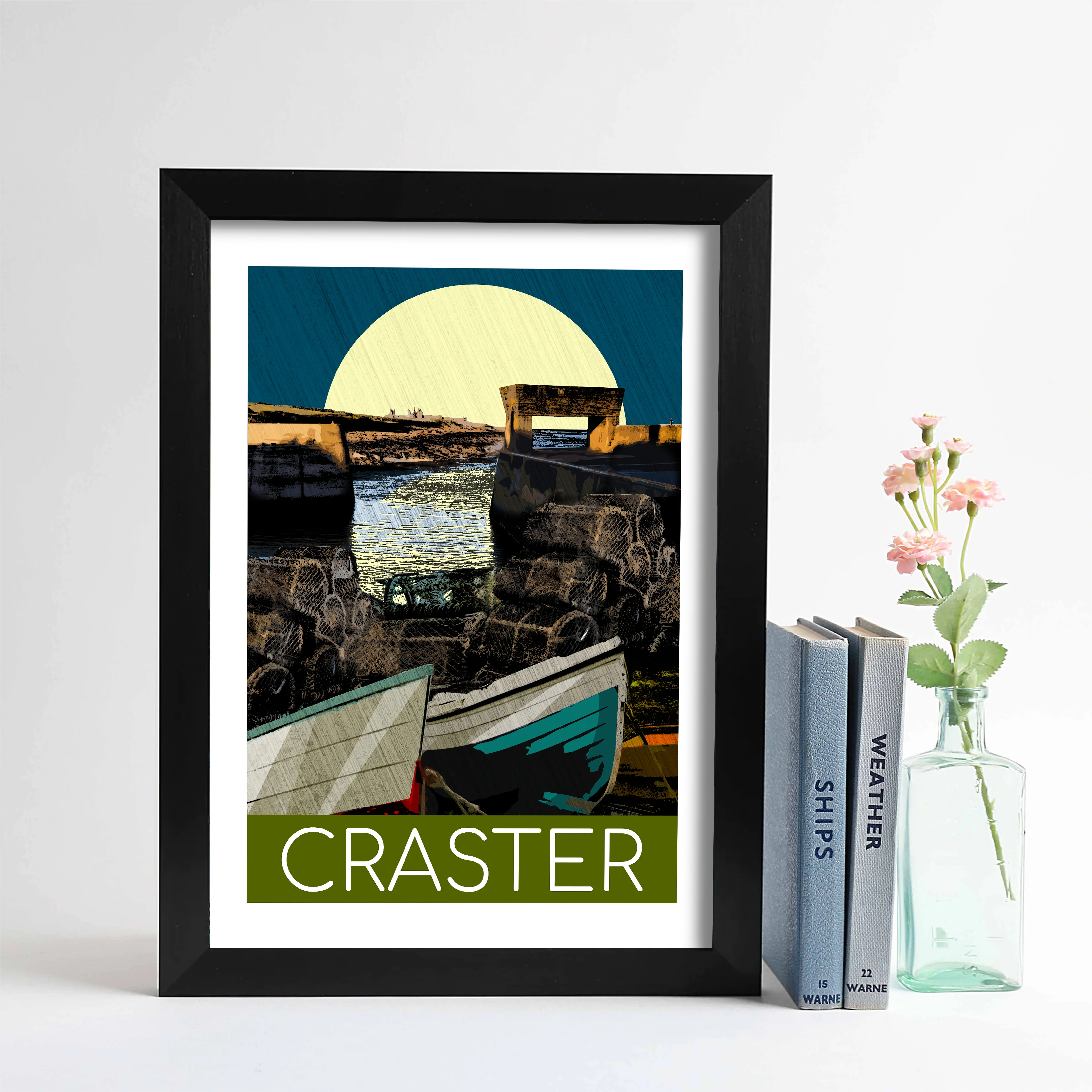 Craster Harbour Print