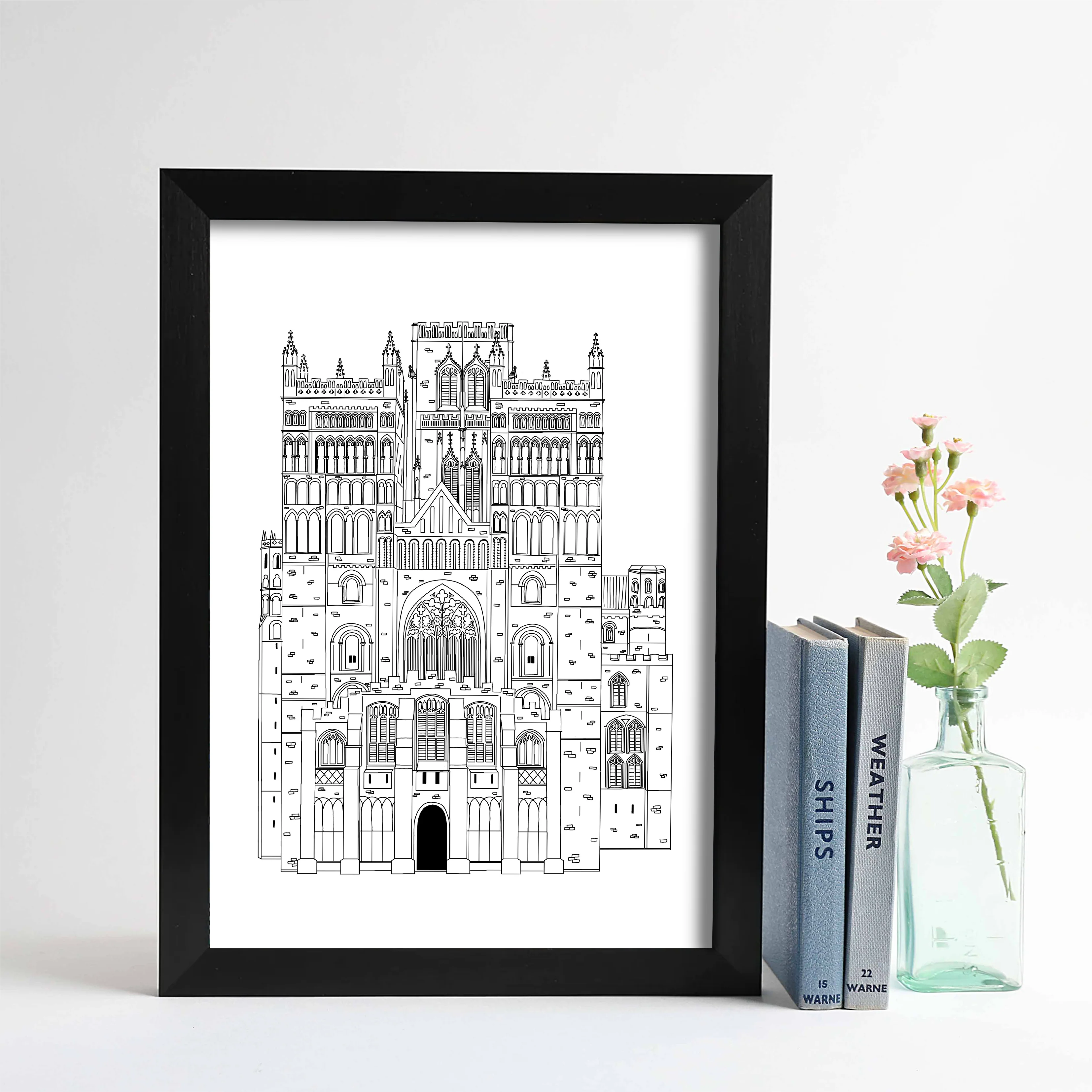 Durham Cathedral A4 unframed print