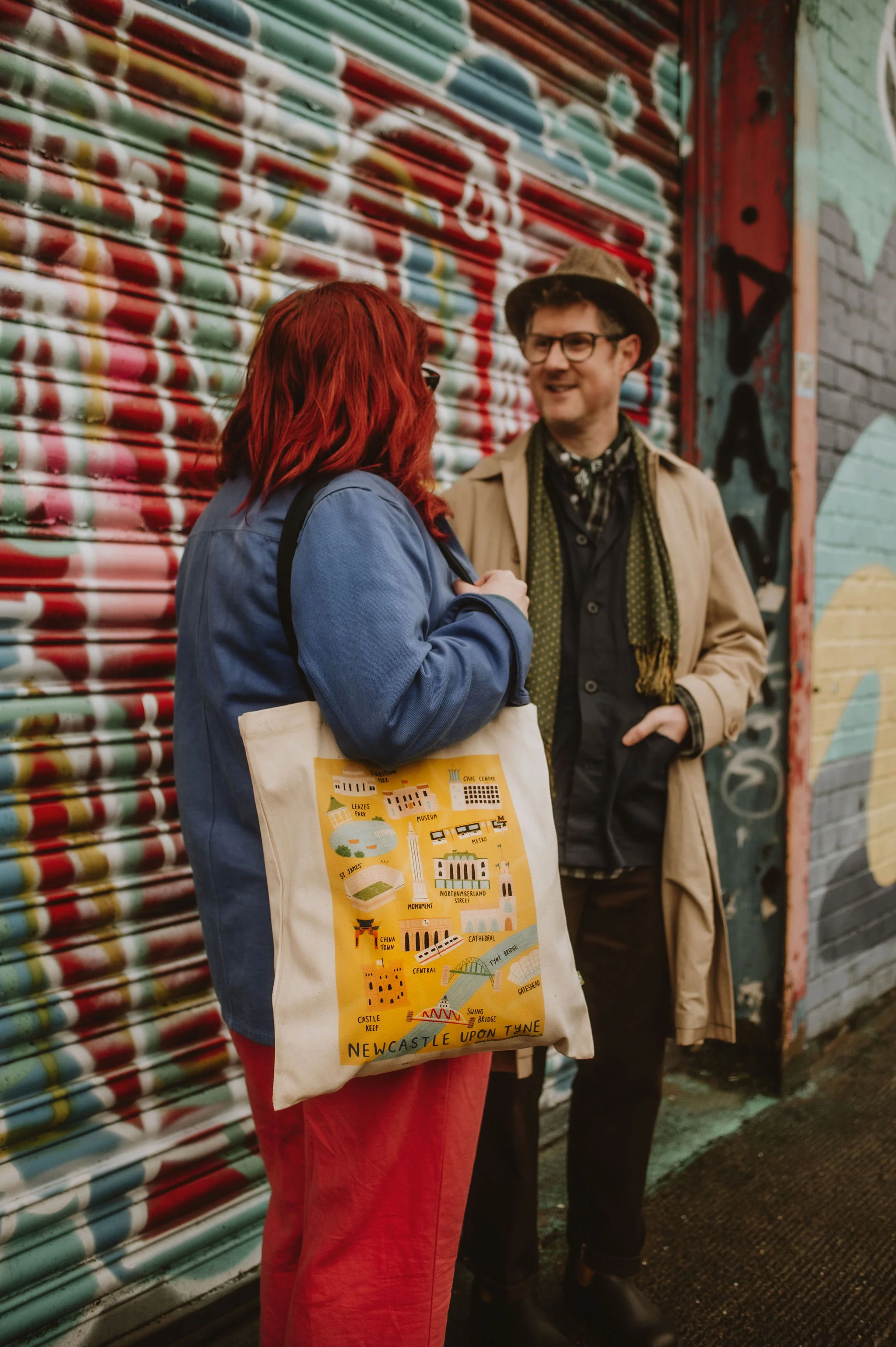 Newcastle City Centre Tote Bag - 100% Organic Cotton - Image 4