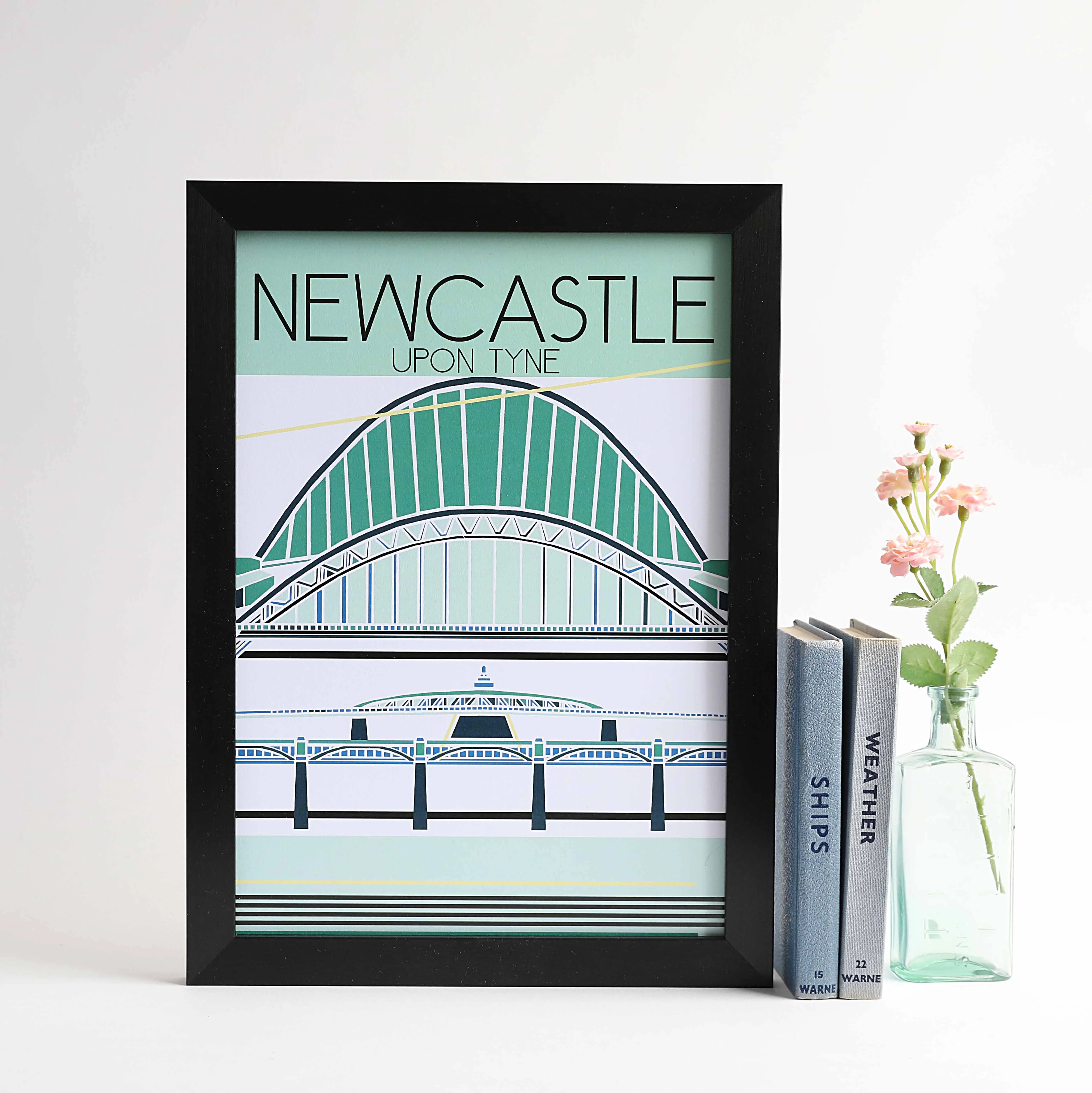 Newcastle upon Tyne - Bridges over the Tyne Print - Image 3