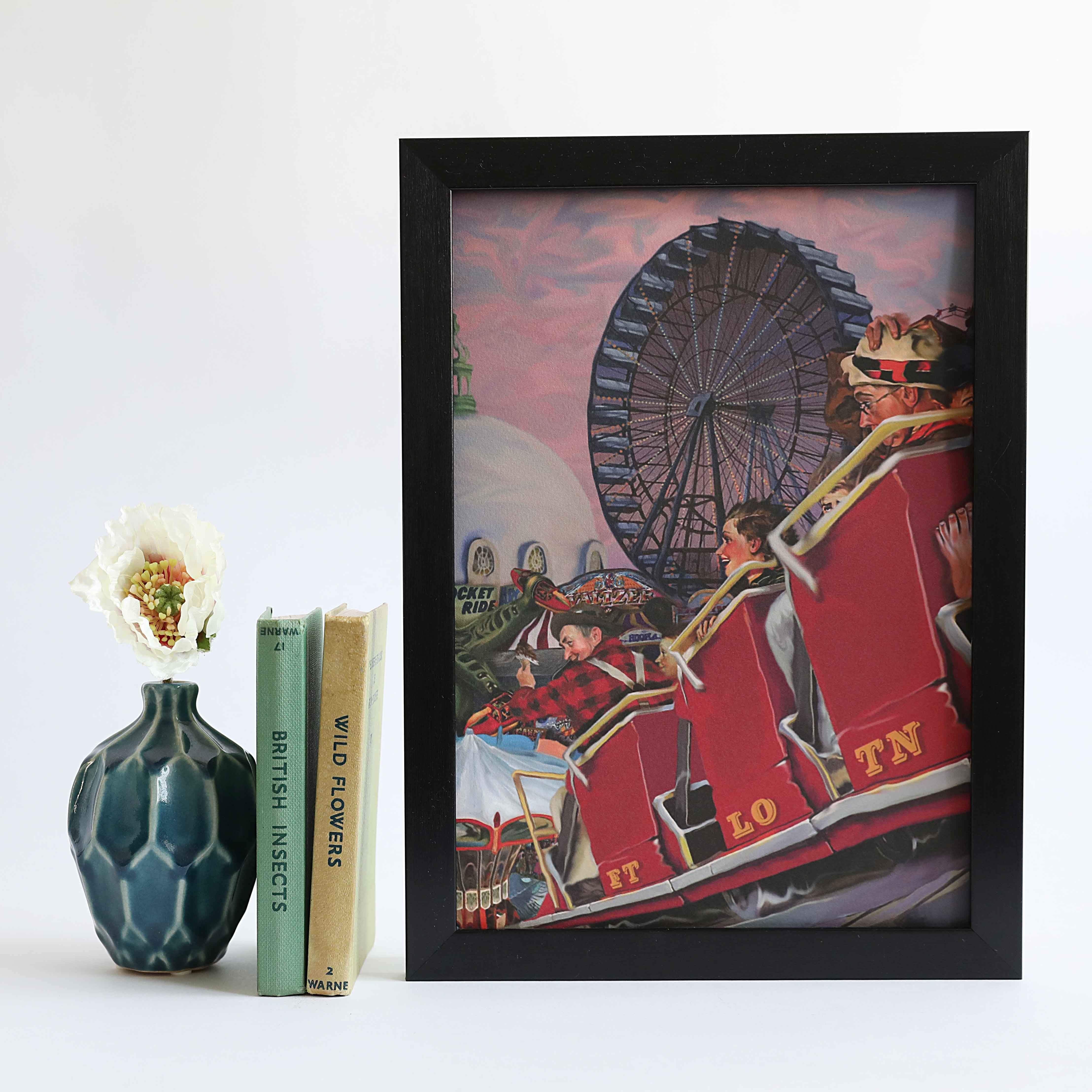 A Day Out At Spanish City Print