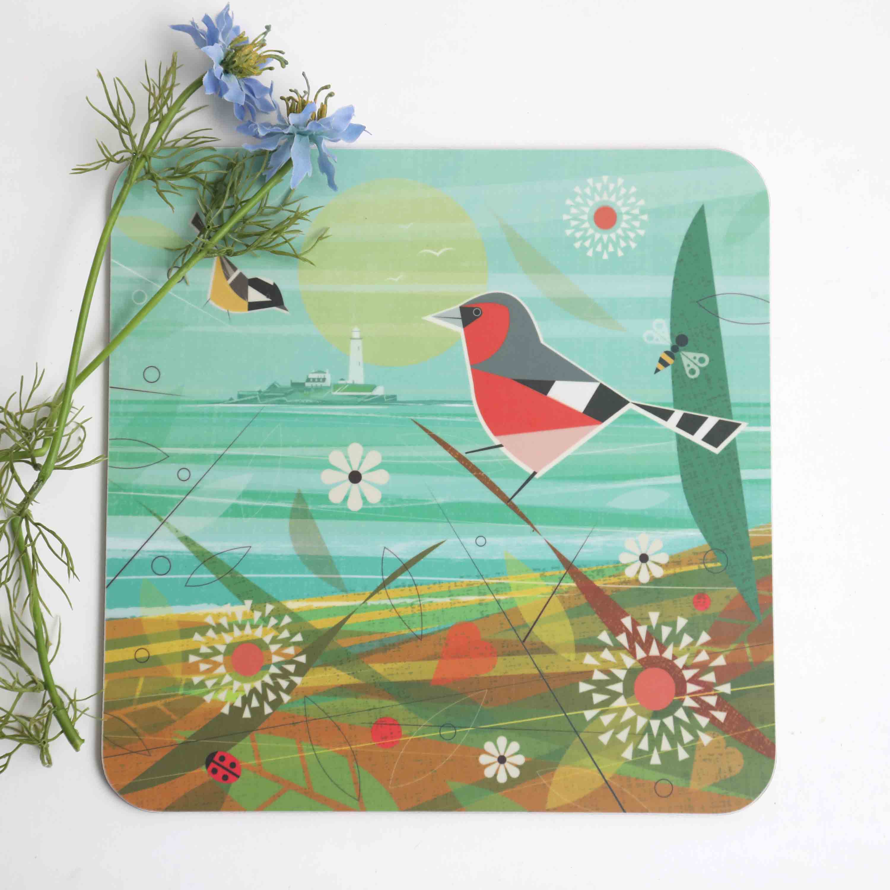 Spring at St Mary’s Lighthouse Placemat - Image 3
