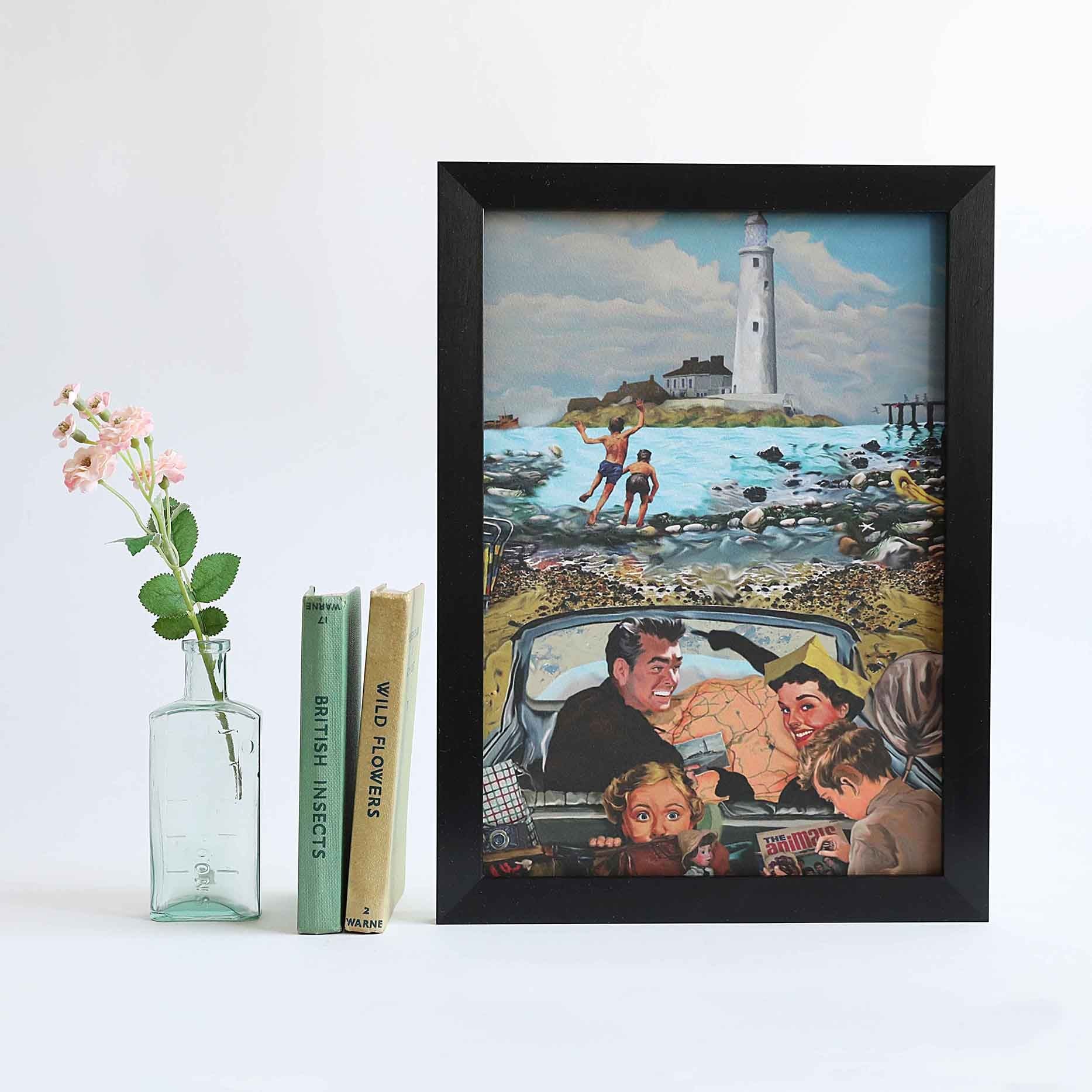 A Day Out at St Mary's Lighthouse print